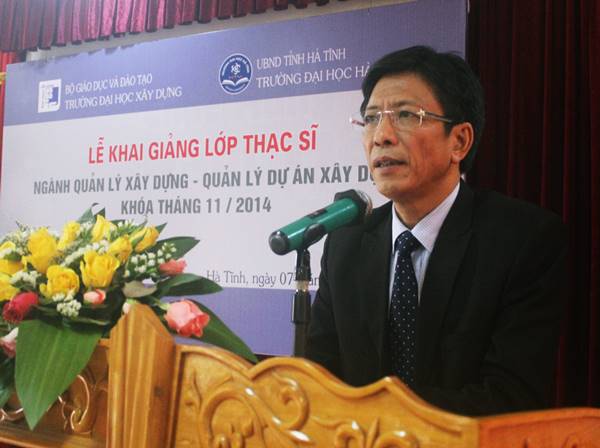 PGS.TS Phạm Duy Hòa phát biểu tại buổi lễ