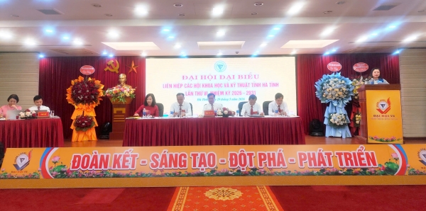 Trường Đại học Hà Tĩnh đóng góp tích cực tại Đại hội Liên hiệp Hội KH&KT tỉnh