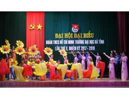 Đại hội Đoàn TNCS Hồ Chí Minh Trường Đại học Hà Tĩnh nhiệm kỳ 2017-2019