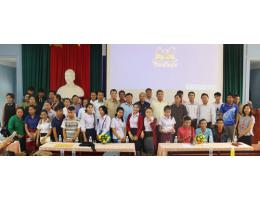 Gần 100 Lưu học sinh thủ đô Viêng Chăn (Lào) nhập học tại Trường Đại học Hà Tĩnh