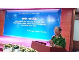 Bộ Giáo Dục Và Đào Tạo tổ chức Hội thảo đánh giá chương trình mục tiêu quốc gia phòng chống ma túy trong trường học giai đoạn 2012-2015