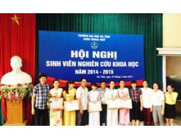 Hội nghị Sinh viên nghiên cứu khoa học Khoa Ngoại ngữ, năm học 2014-2015