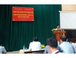 Lễ bảo vệ luận văn thạc sỹ chuyên nghành Kỹ thuật xây dựng công trình dân dụng và công nghiệp (Chương trình liên kết đào tạo giữa Trường Đại học Hà Tĩnh và Trường Đại học Xây dựng)