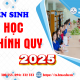 Thông tin tuyển sinh đại học chính quy năm 2025